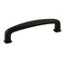 Pride Industrial P81092BK 4-5/8" Deco Cabinet Pull with 3-3/4" Center to Center Matte Black Finish Sparrow Supply