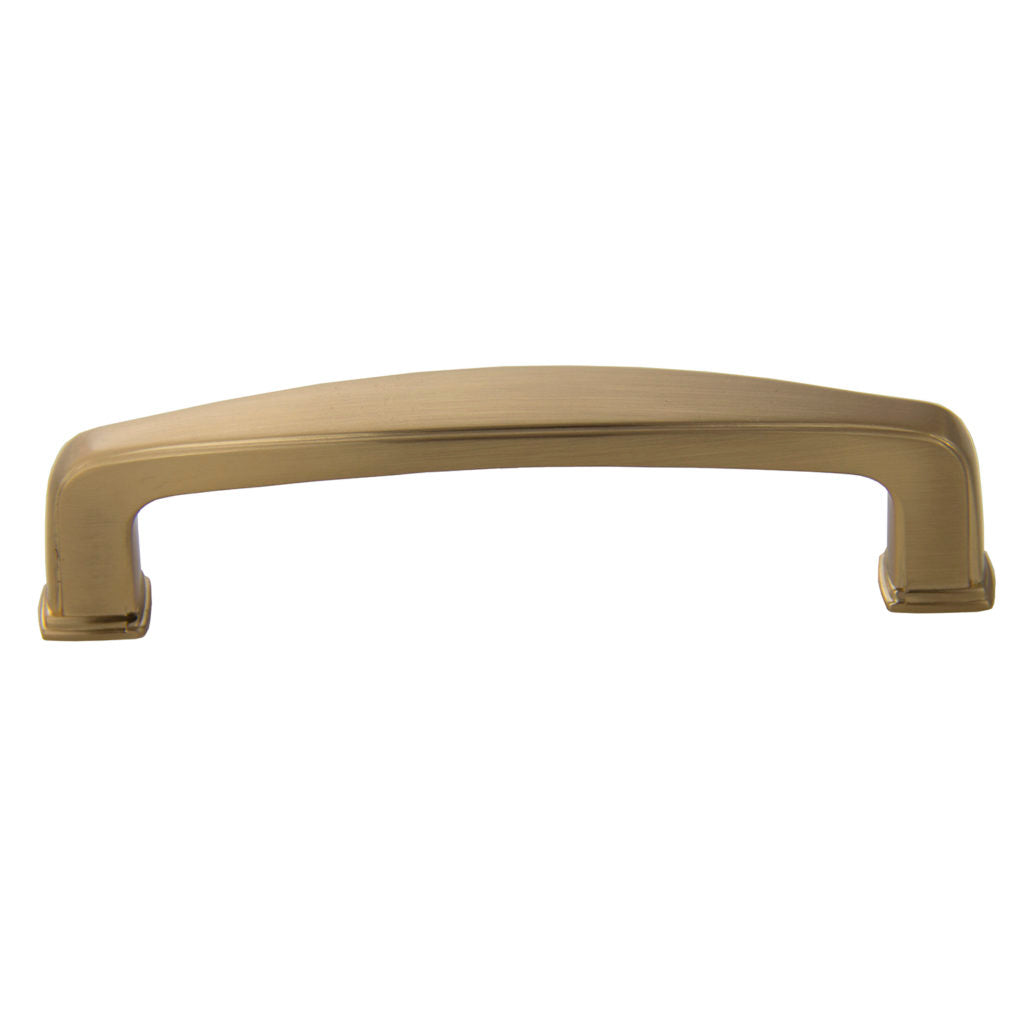 Pride Industrial P81092RG 4-5/8" Deco Cabinet Pull with 3-3/4" Center to Center Rose Gold Finish Sparrow Supply