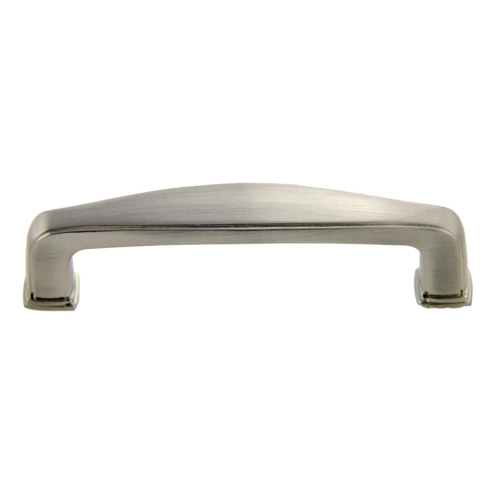 Pride Industrial P81092SN 4-5/8" Deco Cabinet Pull with 3-3/4" Center to Center Satin Nickel Finish Sparrow Supply