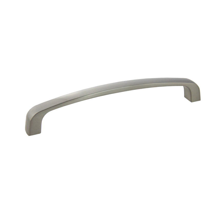 Pride Industrial P82034SN 5-1/2" Modern Cabinet Pull with 5" Center to Center Satin Nickel Finish Sparrow Supply