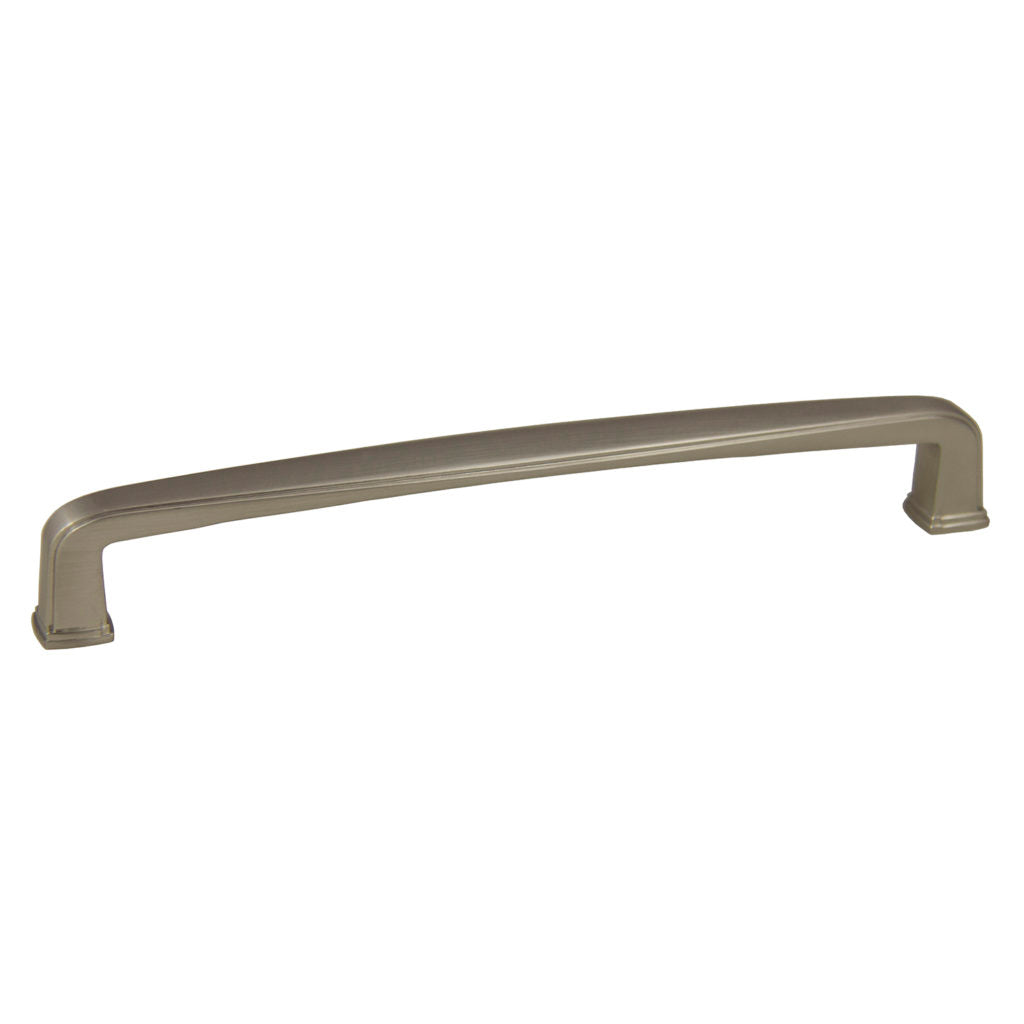 Pride Industrial P83092SN 6-3/4" Cabinet Pull with 6-3/10" Center to Center Satin Nickel Finish Sparrow Supply