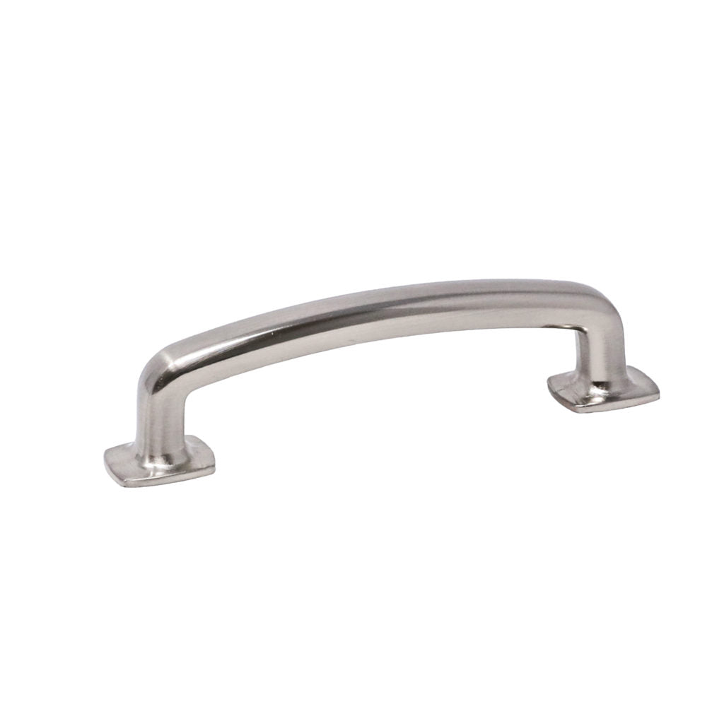 Pride Industrial P86373SN 4-1/2" Vail Cabinet Pull with 3-3/4" Center to Center Satin Nickel Finish Sparrow Supply