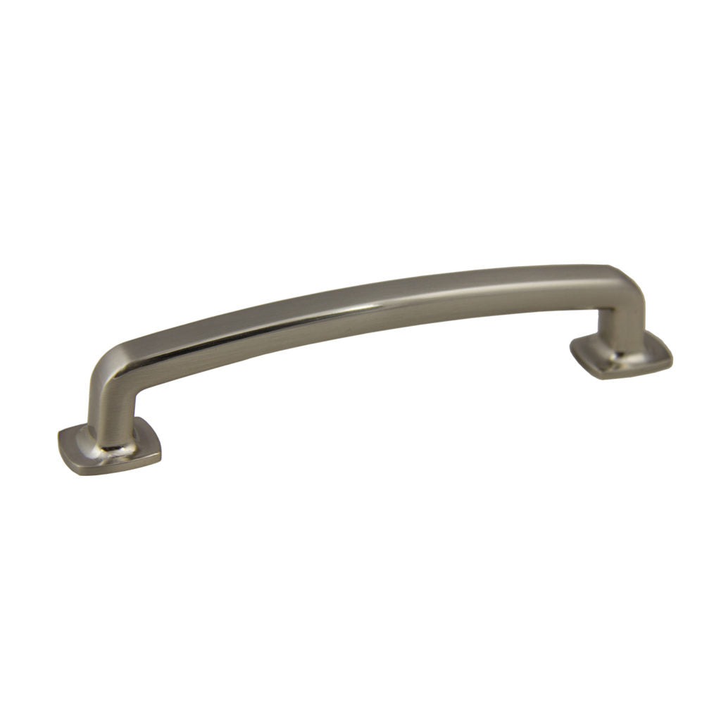 Pride Industrial P86374SN 5-3/4" Vail Cabinet Pull with 5" Center to Center Satin Nickel Finish Sparrow Supply