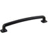 Pride Industrial P86375BK 7" Vail Cabinet Pull with 6-3/10" Center to Center Matte Black Finish Sparrow Supply