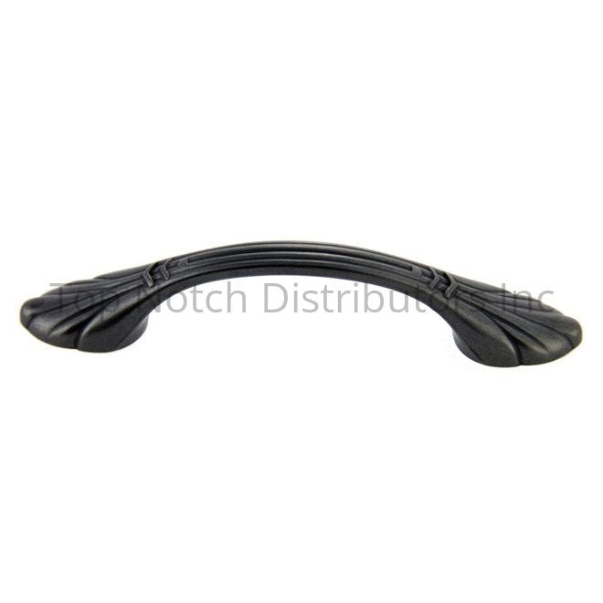Pride Industrial P86765DACM 4-7/10" Deco Cabinet Pull with 3" Cente... Sparrow Supply