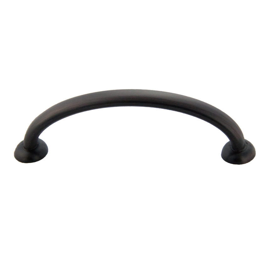 Pride Industrial P8721510B 4-1/4" Deco Cabinet Pull with 3-3/4" Center to Center Oil Rubbed Bronze Finish Sparrow Supply