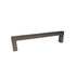 Pride Industrial P87227DP 5-1/2" Modern Square Cabinet Pull with 5" Center to Center Dark Pewter Finish Sparrow Supply