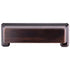 Pride Industrial P9039610B 3" and 3-3/4" Center to Center Charleston Cup Cabinet Pull Oil Rubbed Bronze Finish Sparrow Supply