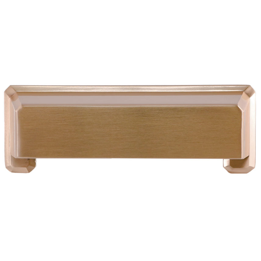 Pride Industrial P90396RG 3" and 3-3/4" Center to Center Charleston Cup Cabinet Pull Rose Gold Finish Sparrow Supply