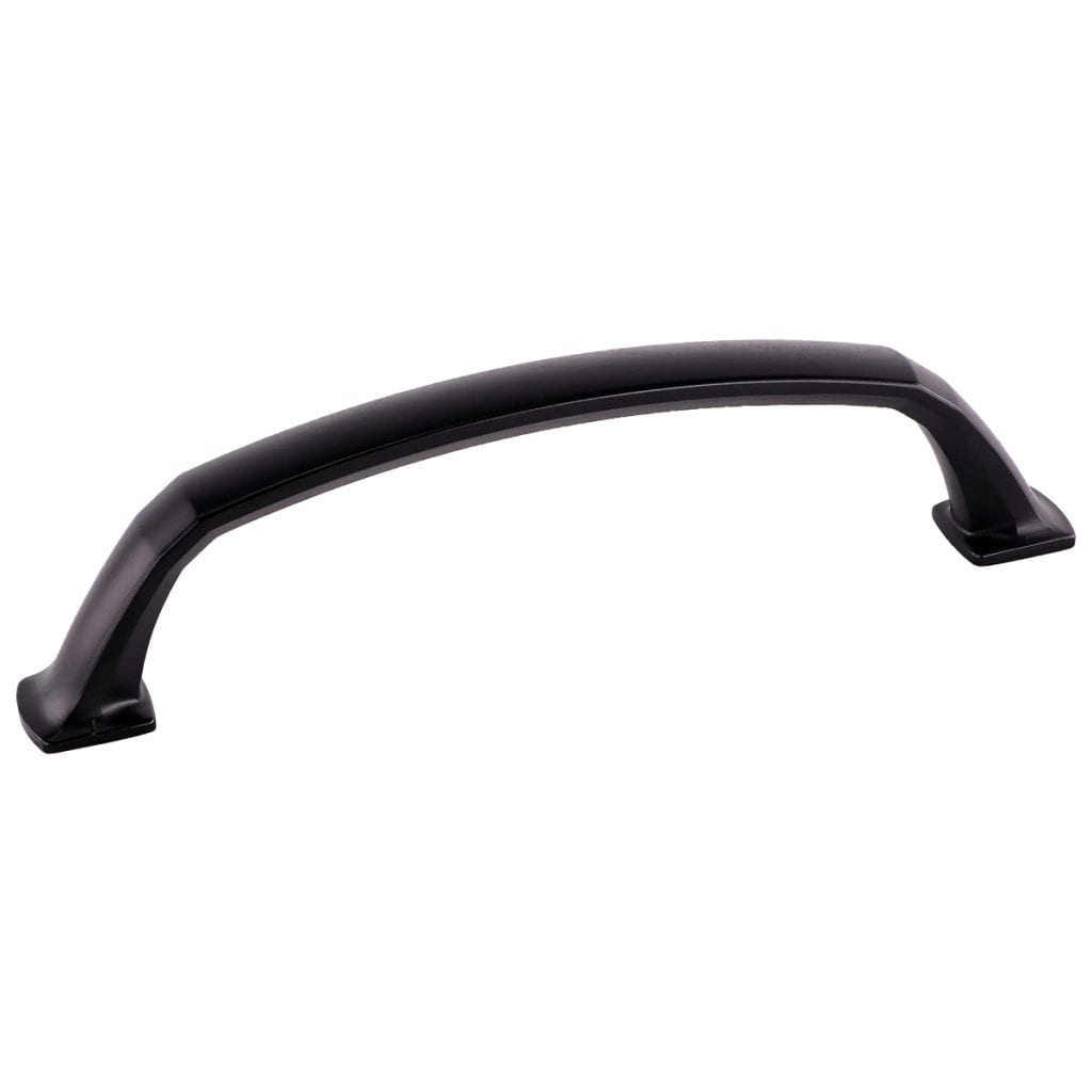 Pride Industrial P93128BK 5" Center to Center Madison Cabinet Pull Matte Black Finish Sparrow Supply