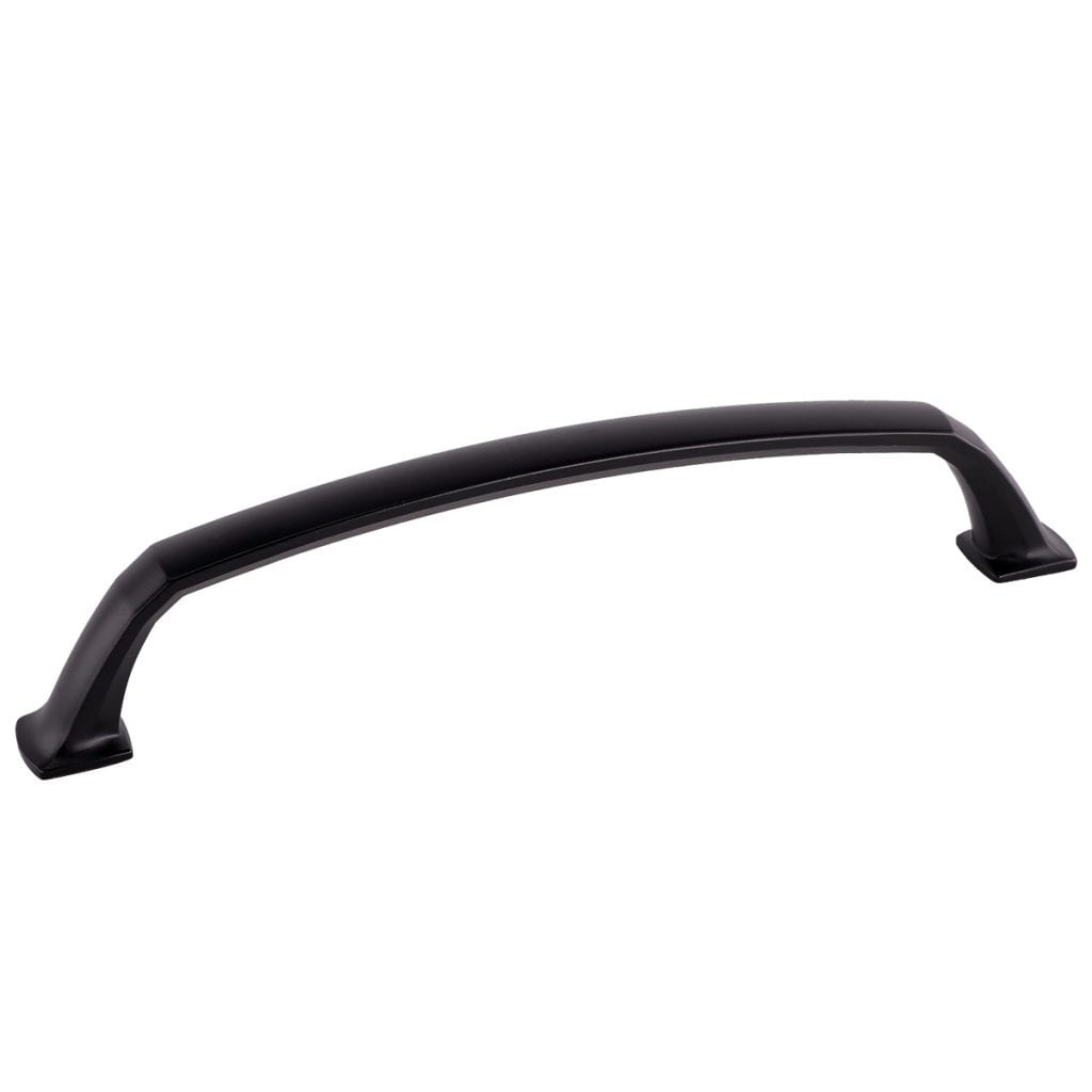 Pride Industrial P93160BK 6-3/10" Center to Center Madison Cabinet Pull Matte Black Finish Sparrow Supply