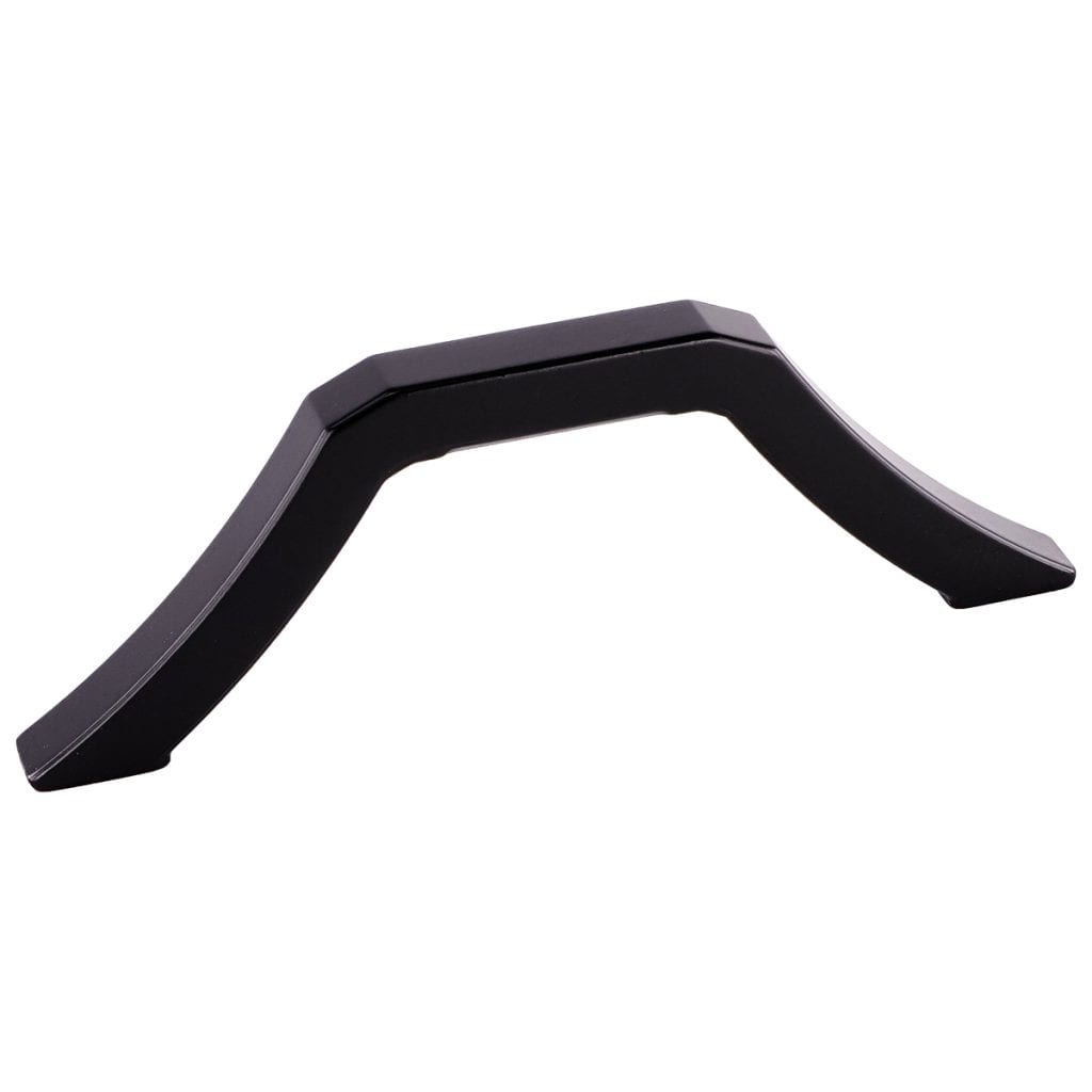 Pride Industrial P94096BK 3-3/4" Center to Center Milan Cabinet Pull Matte Black Finish Sparrow Supply