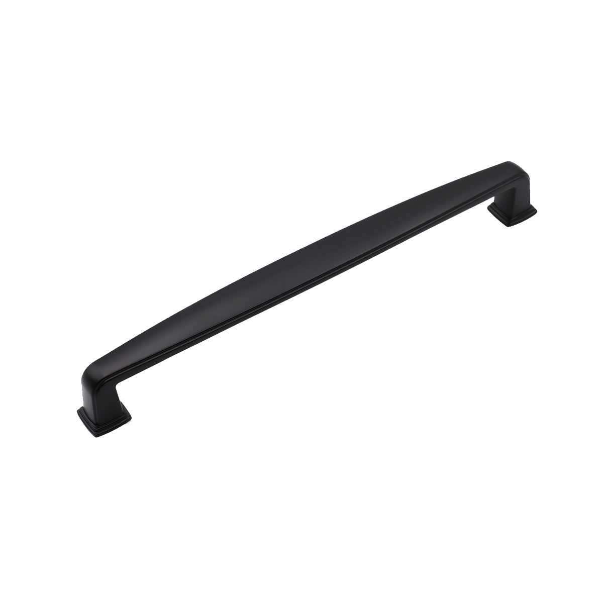 Pride Industrial PA5208BK 8" Center to Center Charlotte Appliance Pull Matte Black Finish Sparrow Supply