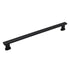 Pride Industrial PA53012BK 12" Center to Center Manhattan Appliance Pull Matte Black Finish Sparrow Supply