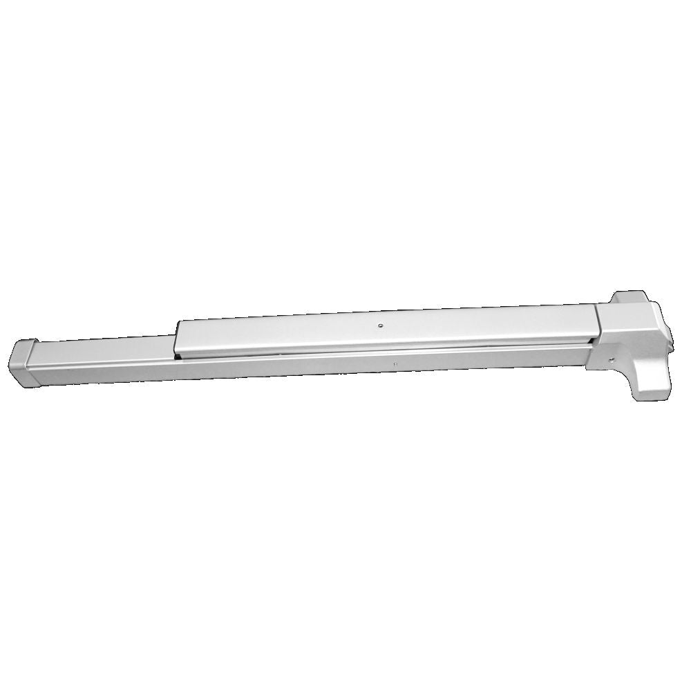 Lockey PB1100AL Panic Bar Rim Exit Device for 33" to 36" Door Aluminum Finish