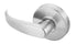 ASSA Abloy Accentra PB4655LN626 Single Dummy Pacific Beach Lever Grade 2 Cylindrical Lock US26D (626) Satin Chrome Finish Sparrow Supply
