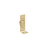 Deltana PDB42U4 Pocket Door Bolts; Jamb Bolt; Satin Brass Finish Sparrow Supply