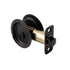 Pamex PF2D10 Privacy Round Sliding Door Lock with 2-3/8" Backset Standard Venetian Bronze Finish