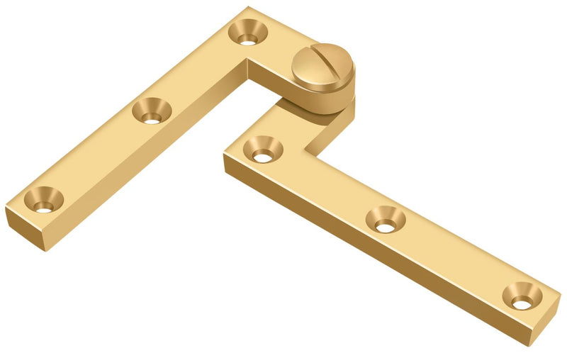Deltana PH60CR00 Pivot Hinges - Brass Sparrow Supply