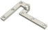 Deltana PH60U14 4-3/8" x 5/8" x 1-7/8" Hinge; Bright Nickel Finish