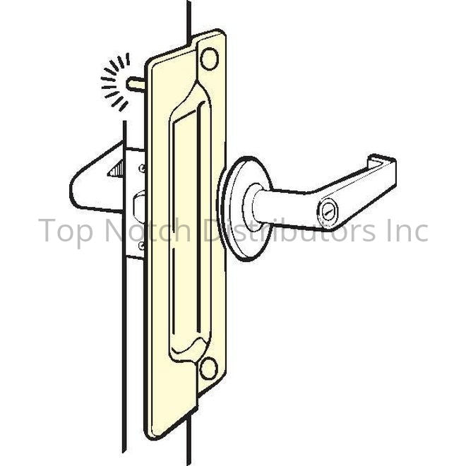 Don-Jo PLP211626 3" x 11" Pin Latch Protector for Outswing Doors fo... Sparrow Supply