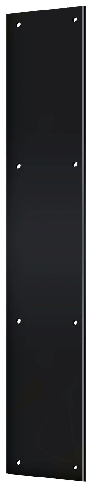 Deltana PP3520U19 Push Plate 3-1/2" x 20"; Black Finish