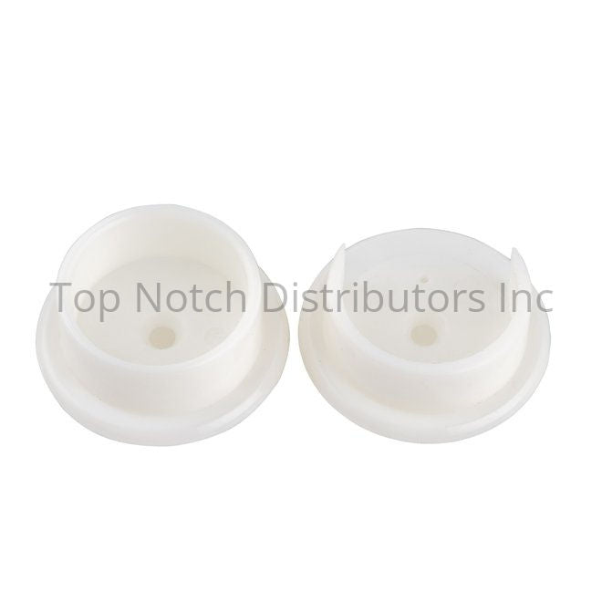 GEO PSP138-WH 1-3/8" Plastic Pole Socket Set White White Sparrow Supply