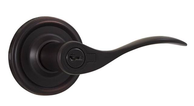 Weslock R0640U1U1SL23 Right Hand Bordeau Entry Lock with Adjustable Latch and Full Lip Strike Oil Rubbed Bronze Finish Sparrow Supply