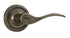 Weslock R0640UAUASL23 Right Hand Bordeau Entry Lock with Adjustable Latch and Full Lip Strike Antique Brass Finish Sparrow Supply