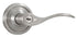 Weslock R0640UNUNSL23 Right Hand Bordeau Entry Lock with Adjustable Latch and Full Lip Strike Satin Nickel Finish Sparrow Supply