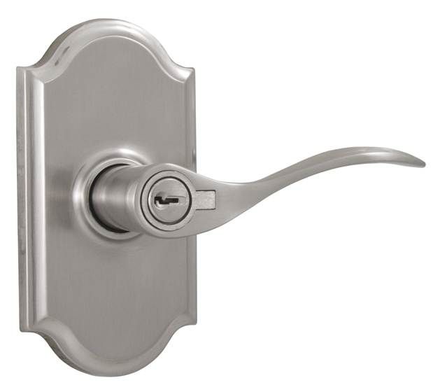 Weslock R1740UNUNSL23 Right Hand Bordeau Premiere Entry Lock with Adjustable Latch and Full Lip Strike Satin Nickel Finish Sparrow Supply