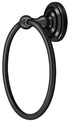 Deltana R2008-U19 Towel Ring; R-Series; Black Finish Sparrow Supply