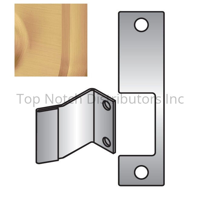 HES R612 R Faceplate for 1006 Strike Satin Bronze Sparrow Supply