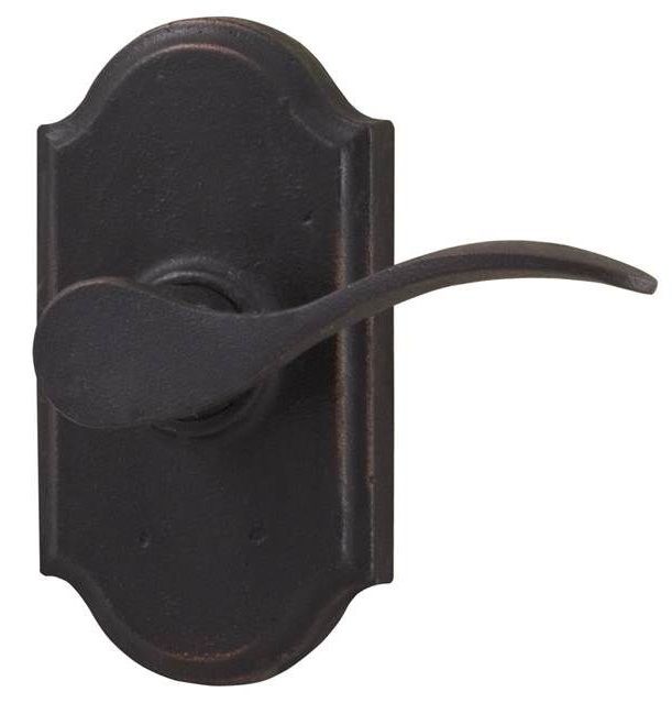 Weslock R7100H1H1SL20 Right Hand Carlow Premiere Passage Lock with Adjustable Latch and Full Lip Strike Oil Rubbed Bronze Finish Sparrow Supply