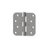 Hager RC1542415EA58 4" x 4" 5/8” Radius Full Mortise Residential Plain Bearing Hinge Satin Nickel Finish Sparrow Supply