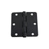 Hager RC17413121DEA14 3-1/2" x 3-1/2" 1/4” Radius Full Mortise Residential Plain Bearing Hinge Dull Black Finish