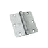 Hager RC174131226EA14 3-1/2" x 3-1/2" 1/4” Radius Full Mortise Residential Plain Bearing Hinge Bright Chrome Finish