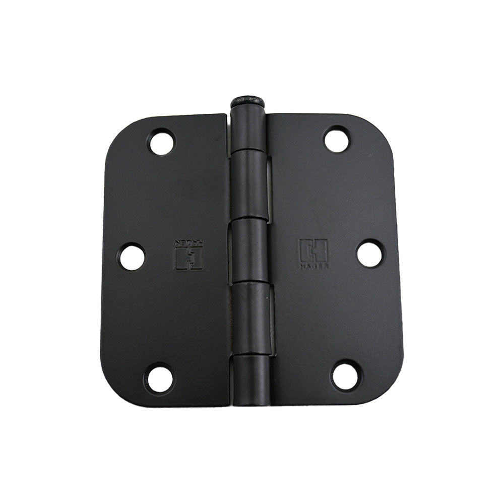 Hager RC184231210REA58 3-1/2" x 3-1/2" 5/8” Radius Full Mortise Residential Plain Bearing Hinge Matte Antique Bronze Finish