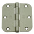 Hager RC184231215EA58 3-1/2" x 3-1/2" 5/8” Radius Full Mortise Residential Plain Bearing Hinge Satin Nickel Finish