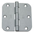 Hager RC184231226DEA58 3-1/2" x 3-1/2" 5/8” Radius Full Mortise Residential Plain Bearing Hinge Satin Chrome Finish