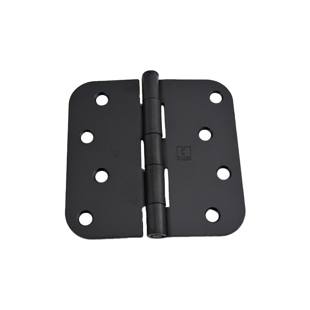 Hager RC1842410REA58 4" x 4" 5/8” Radius Full Mortise Residential Plain Bearing Hinge Matte Antique Bronze Finish