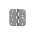 Hager RC1843415EA58 4" x 4" 5/8” Radius Full Mortise Residential Weight Hinge with Safety Stud Satin Nickel Finish