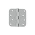 Hager RCBB1842415EA58 4" x 4" 5/8” Radius Full Mortise Residential Weight Ball Bearing Hinge Satin Nickel Finish