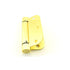 Best Hinges RD2068R3124 3-1/2" x 3-1/2" 5/8" Radius Standard Weight Spring Hinge # 420766 Satin Brass Finish Sparrow Supply
