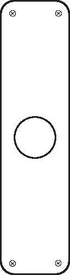 Don-Jo RP13515613 3-1/2" x 15" Remodeler Plate Oil Rubbed Bronze Finish Sparrow Supply