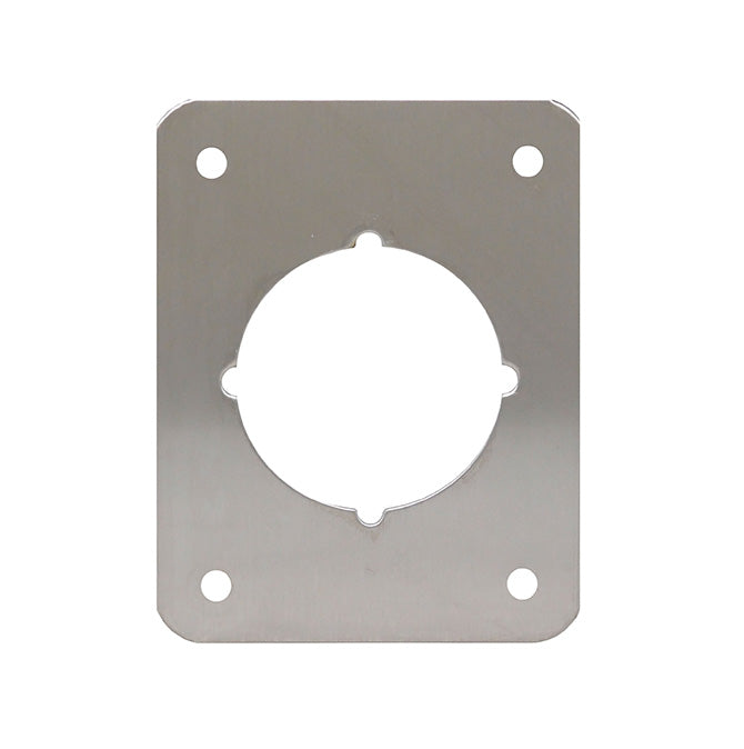 Don-Jo RP13545630 3-1/2" x 4-1/2" Remodeler Plate Satin Stainless Steel Finish Sparrow Supply