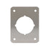 Don-Jo RP13545630 3-1/2" x 4-1/2" Remodeler Plate Satin Stainless Steel Finish Sparrow Supply