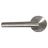 Emtek S10002STTSSLH Stuttgart Lever Left Hand 2-3/8" Backset Passage with Disk Rose for 1-1/4" to 2" Door Brushed Stainless Steel Finish Sparrow Supply