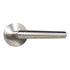 Emtek S10002STTSSRH Stuttgart Lever Right Hand 2-3/8" Backset Passage with Disk Rose for 1-1/4" to 2" Door Brushed Stainless Steel Finish Sparrow Supply