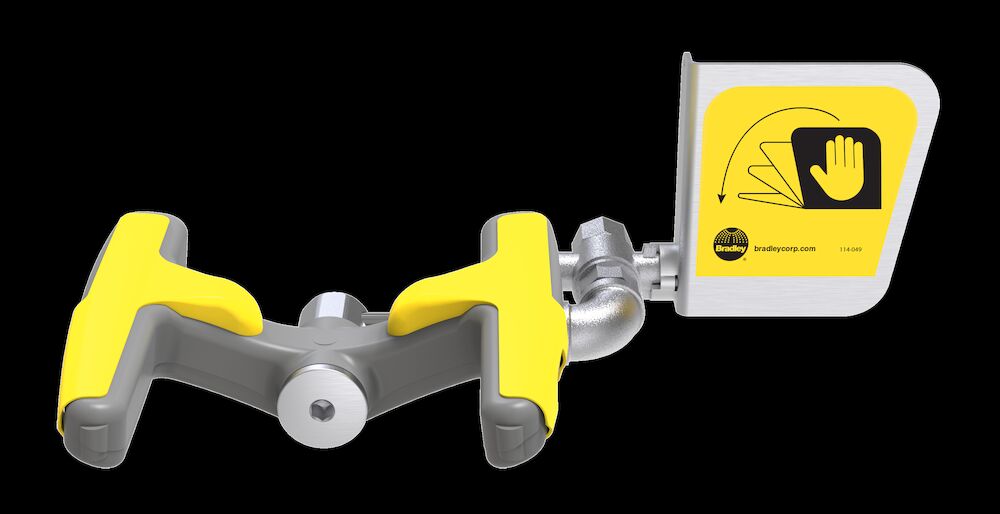 Bradley S19-244FW Halo Wall-Mount Eye/Face Wash Sparrow Supply